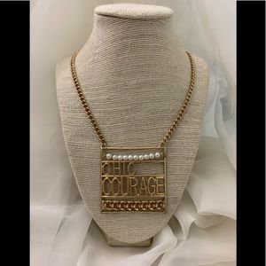 Chic Courage Hip Hop Necklace. Girl Power ♥️💪🏼